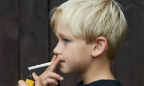 سیگار کشیدن در کودکان 